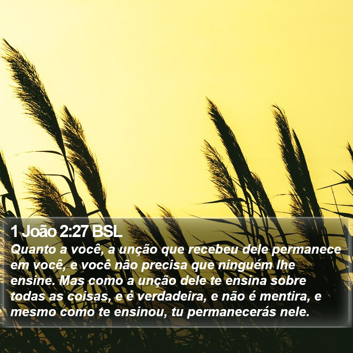 1 João 2:27 BSL Bible Study