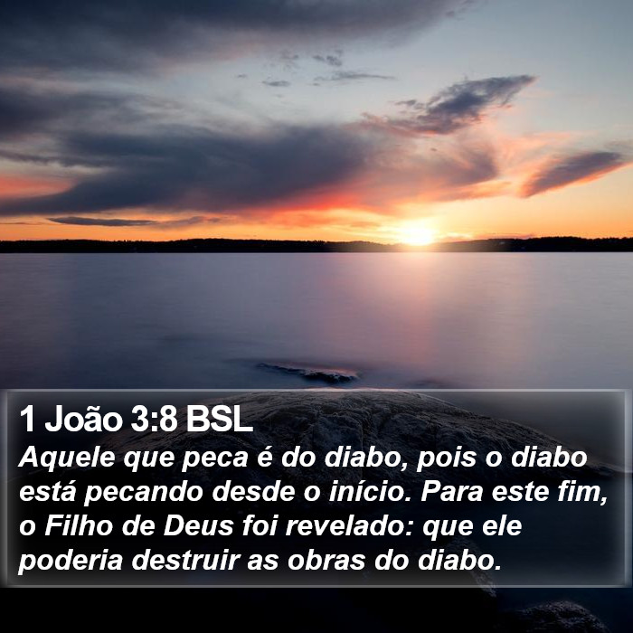 1 João 3:8 BSL Bible Study