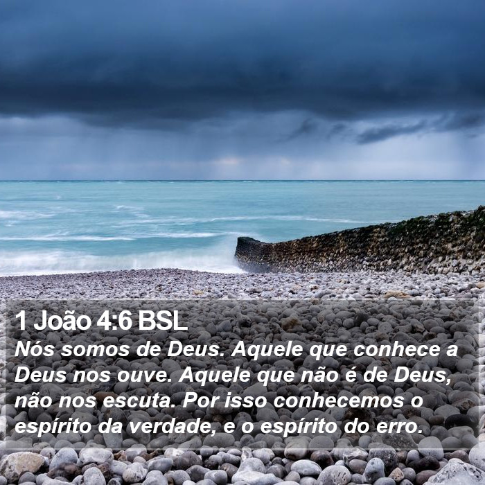 1 João 4:6 BSL Bible Study