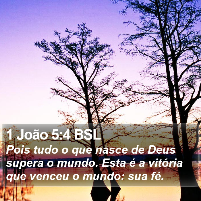 1 João 5:4 BSL Bible Study