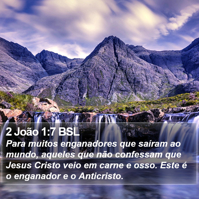 2 João 1:7 BSL Bible Study