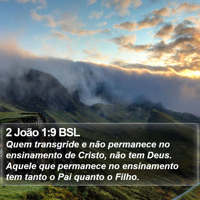 2 João 1:9 BSL Bible Study