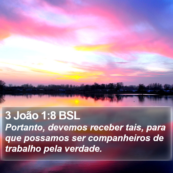 3 João 1:8 BSL Bible Study