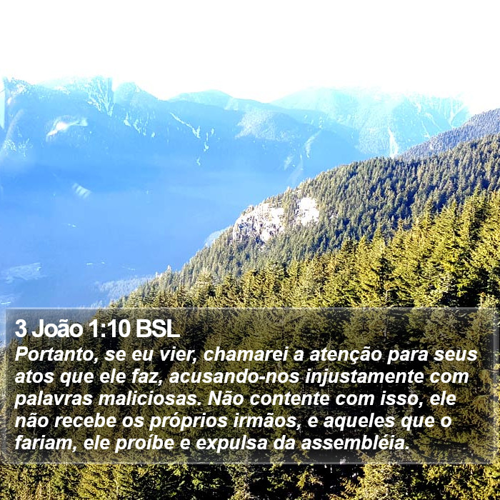 3 João 1:10 BSL Bible Study