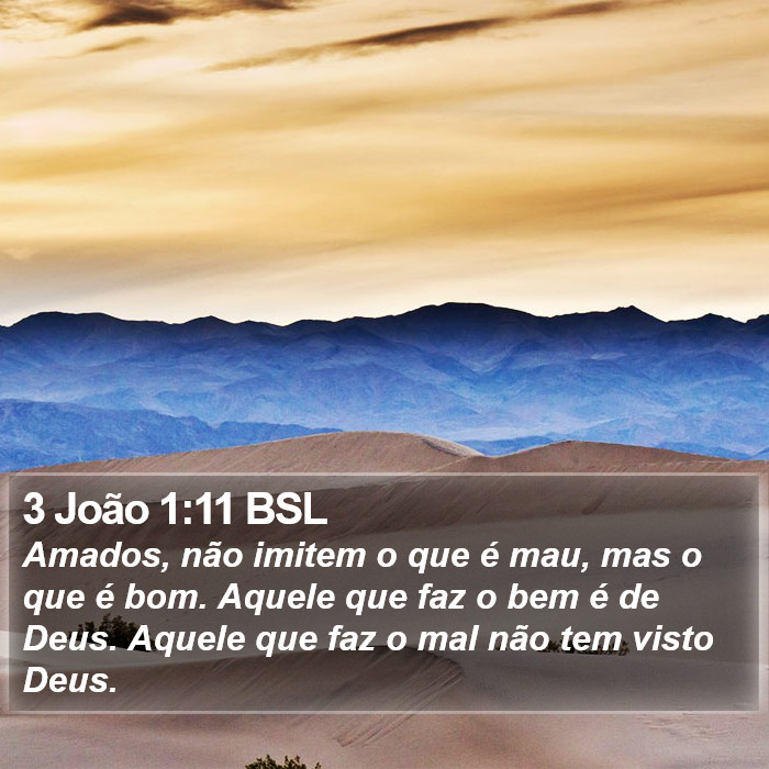 3 João 1:11 BSL Bible Study