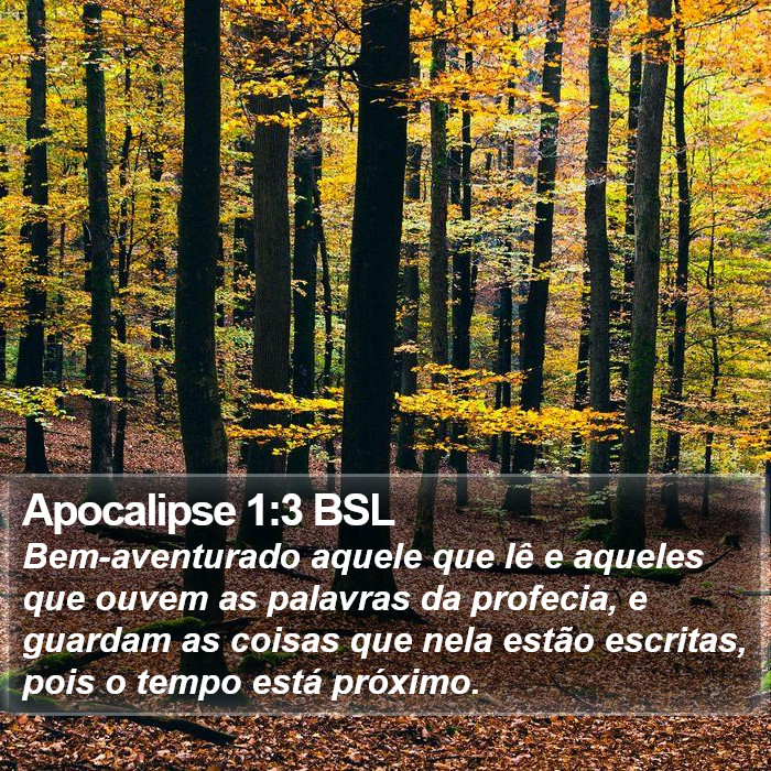 Apocalipse 1:3 BSL Bible Study