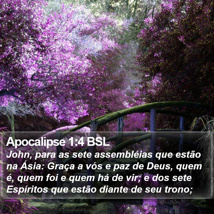 Apocalipse 1:4 BSL Bible Study