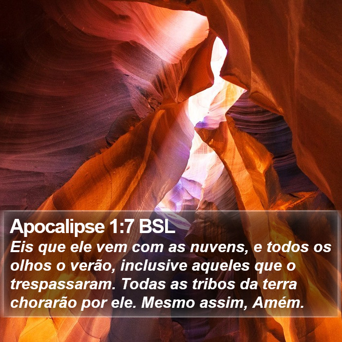 Apocalipse 1:7 BSL Bible Study