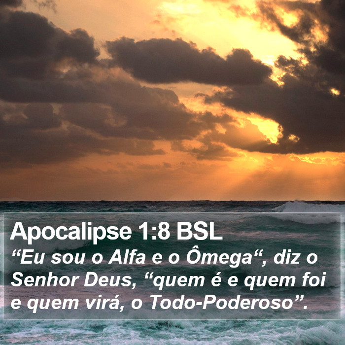 Apocalipse 1:8 BSL Bible Study