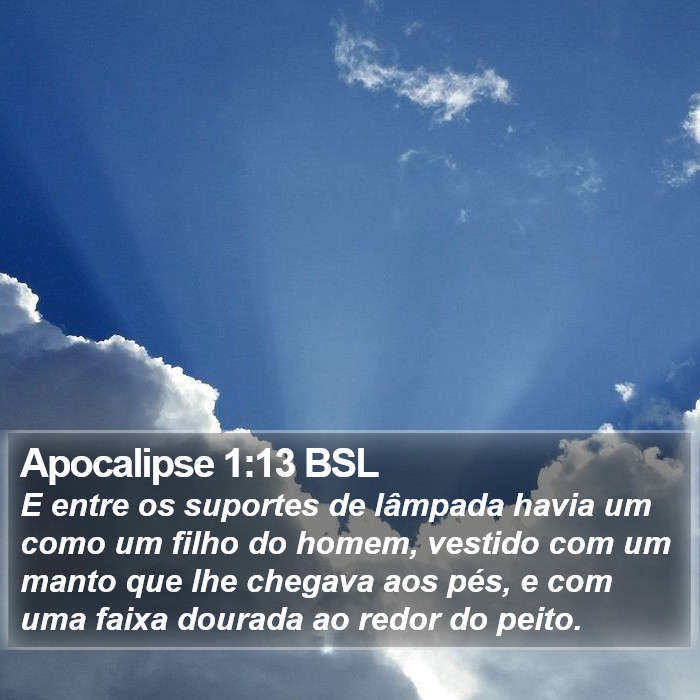 Apocalipse 1:13 BSL Bible Study