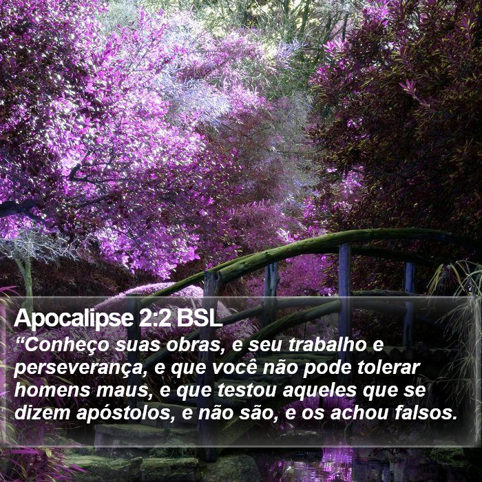 Apocalipse 2:2 BSL Bible Study