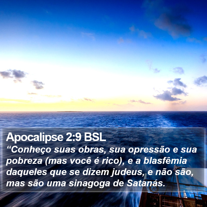 Apocalipse 2:9 BSL Bible Study