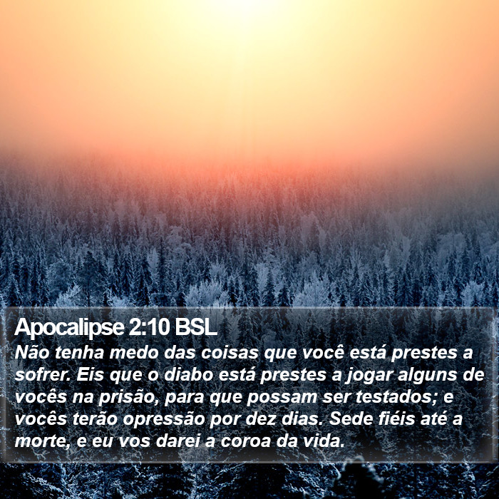 Apocalipse 2:10 BSL Bible Study