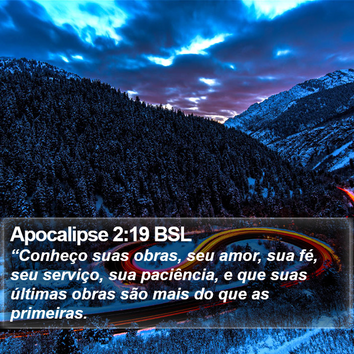 Apocalipse 2:19 BSL Bible Study