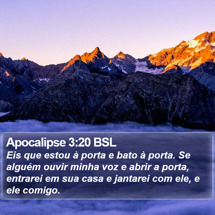 Apocalipse 3:20 BSL Bible Study