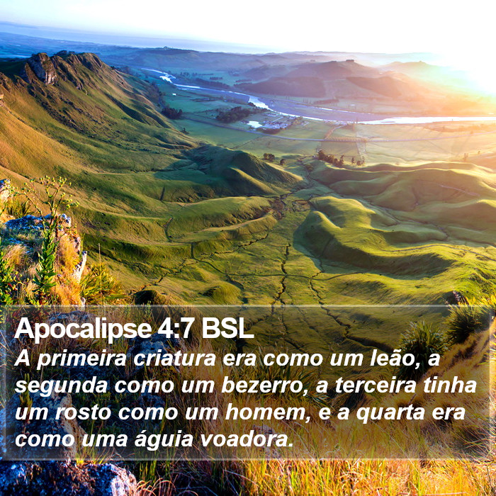 Apocalipse 4:7 BSL Bible Study