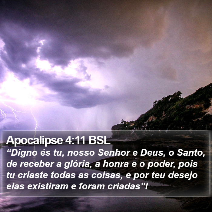 Apocalipse 4:11 BSL Bible Study