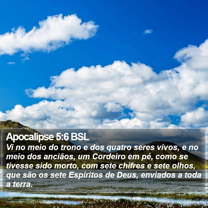 Apocalipse 5:6 BSL Bible Study