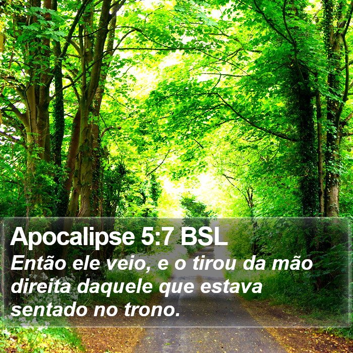 Apocalipse 5:7 BSL Bible Study