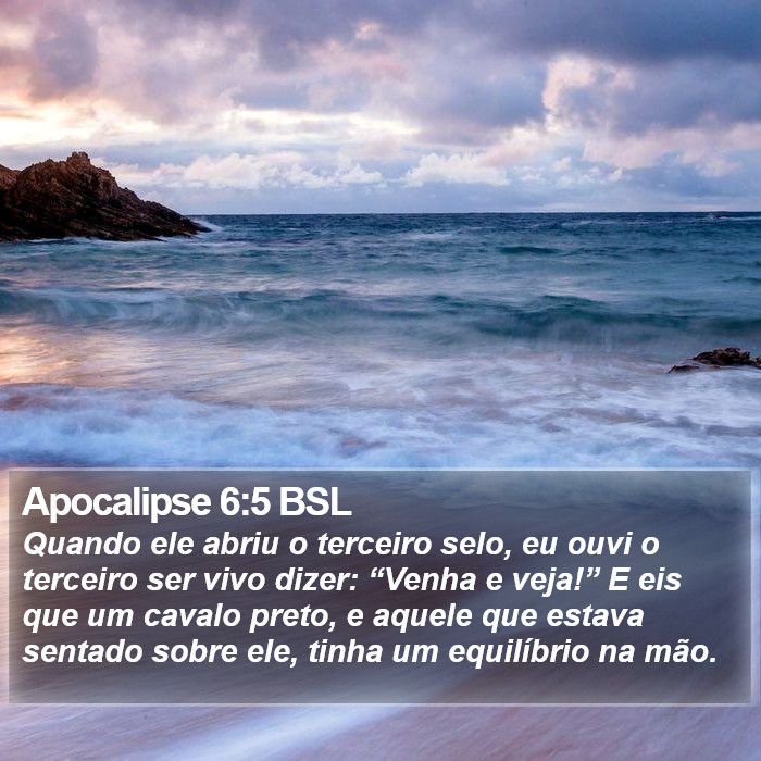 Apocalipse 6:5 BSL Bible Study