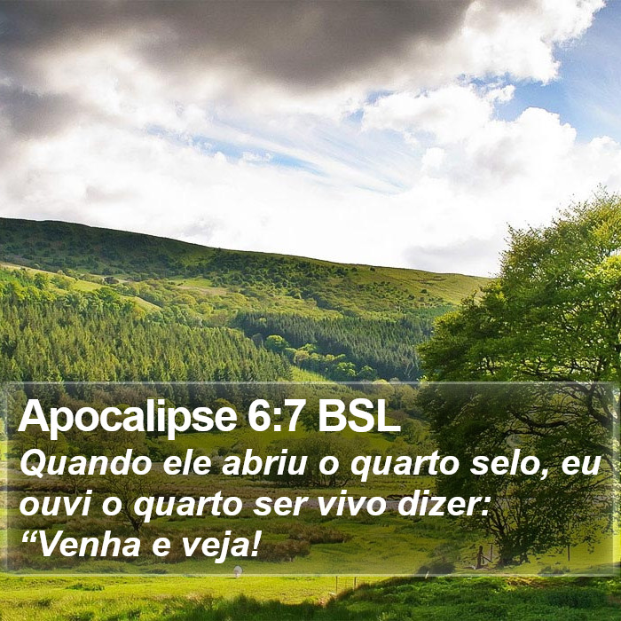 Apocalipse 6:7 BSL Bible Study