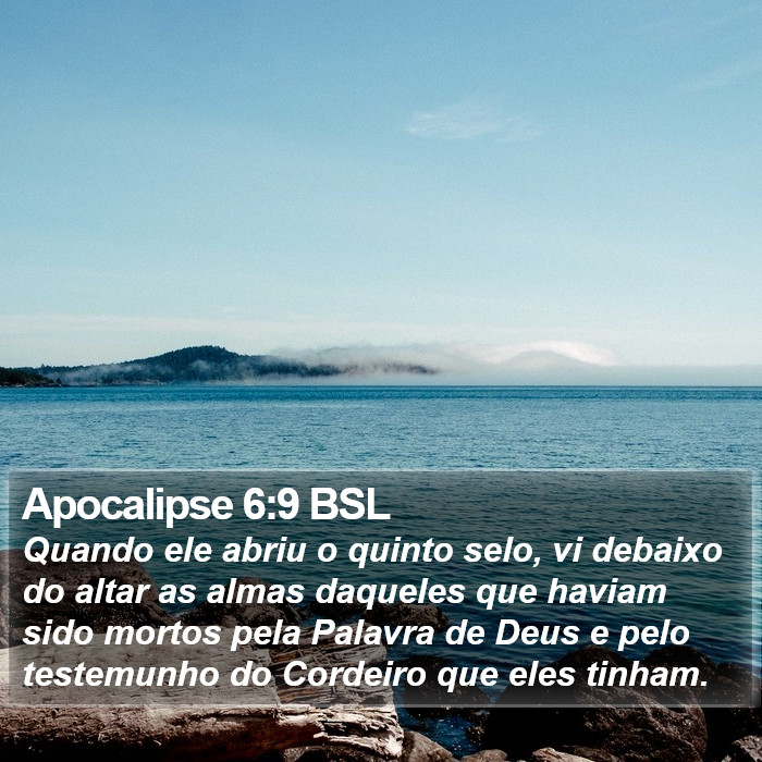 Apocalipse 6:9 BSL Bible Study