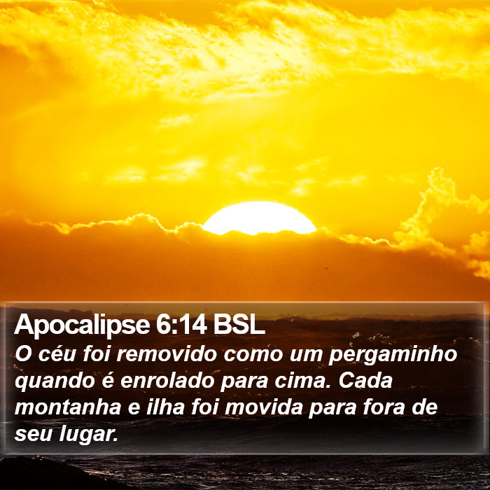 Apocalipse 6:14 BSL Bible Study