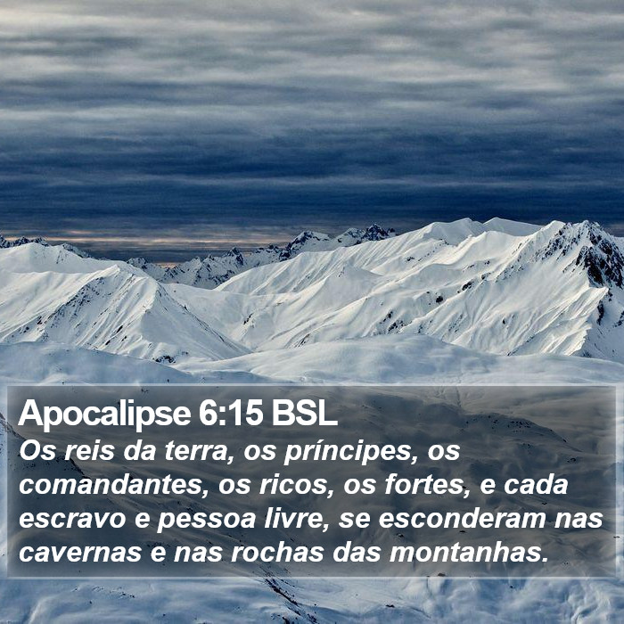 Apocalipse 6:15 BSL Bible Study
