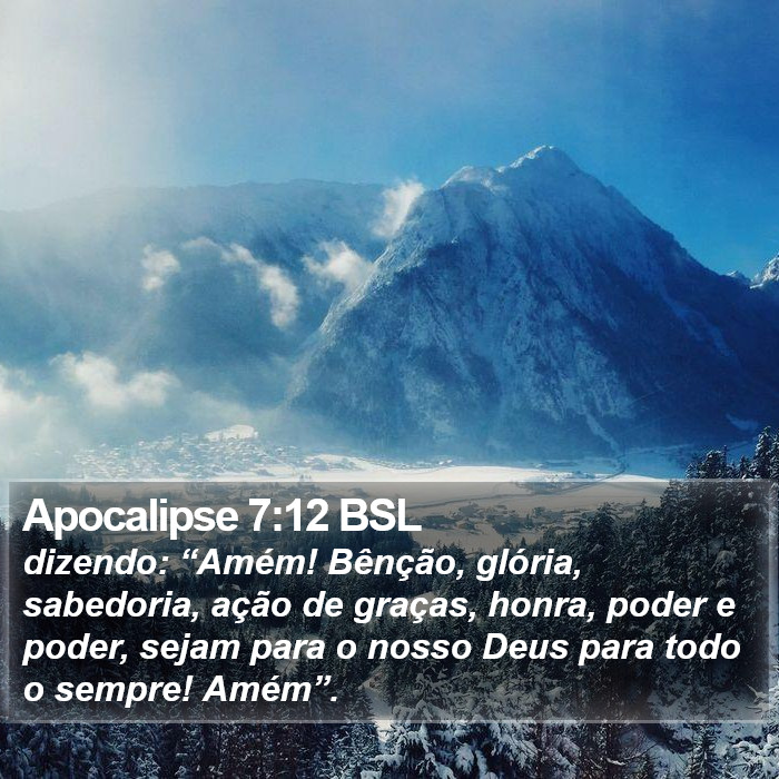 Apocalipse 7:12 BSL Bible Study