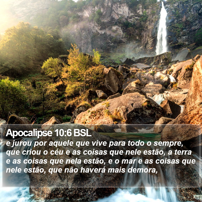 Apocalipse 10:6 BSL Bible Study
