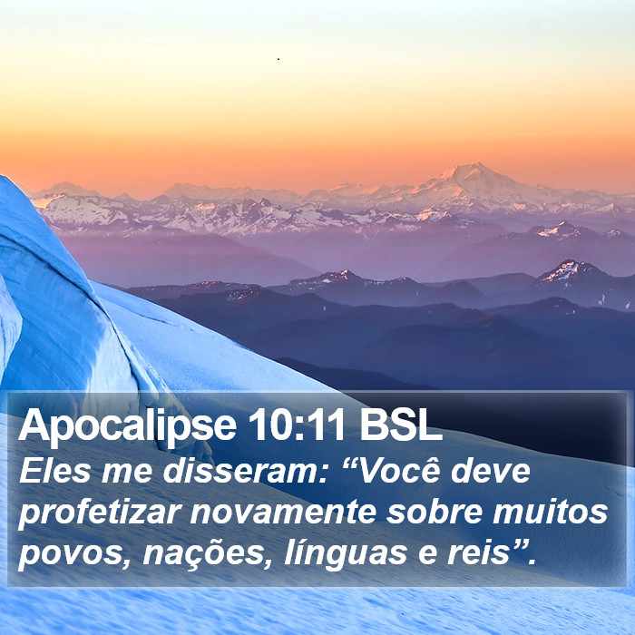 Apocalipse 10:11 BSL Bible Study