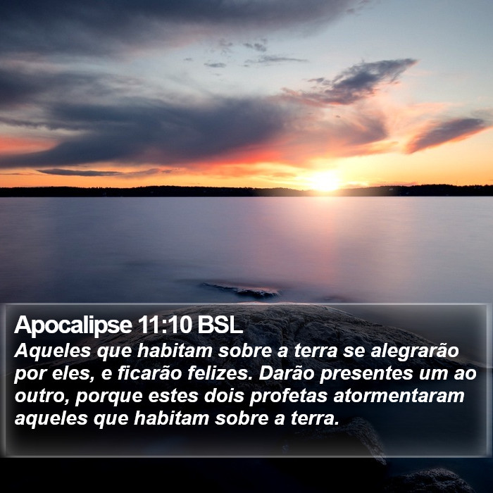 Apocalipse 11:10 BSL Bible Study