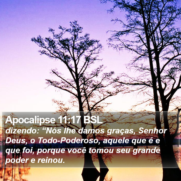 Apocalipse 11:17 BSL Bible Study