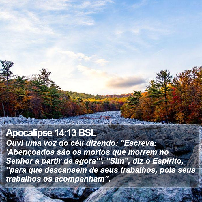 Apocalipse 14:13 BSL Bible Study