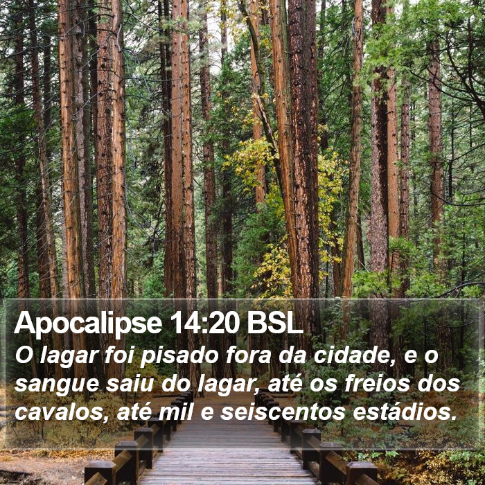 Apocalipse 14:20 BSL Bible Study