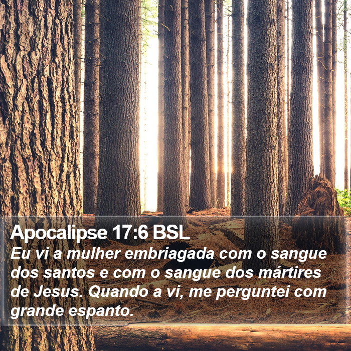 Apocalipse 17:6 BSL Bible Study