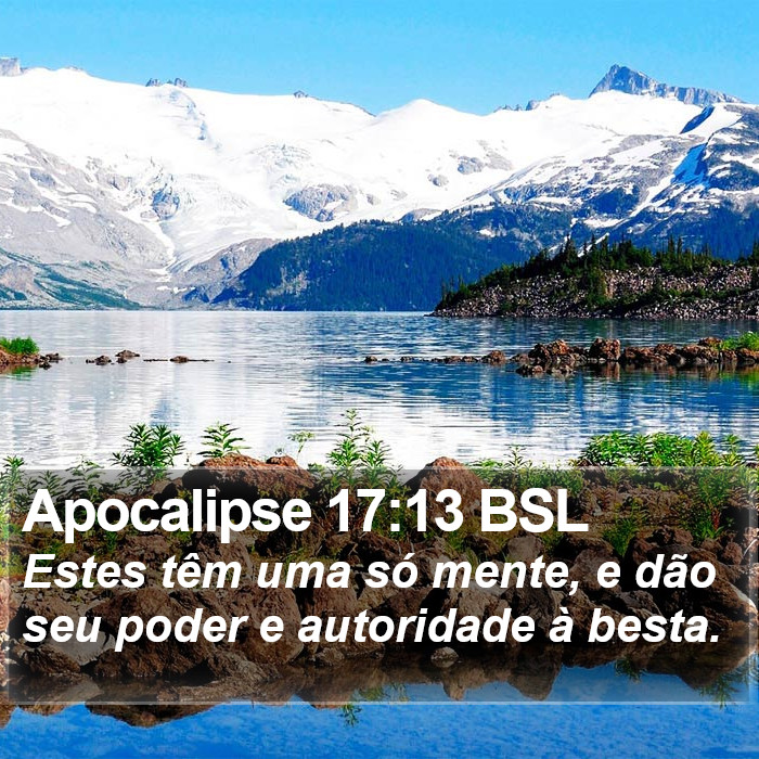 Apocalipse 17:13 BSL Bible Study