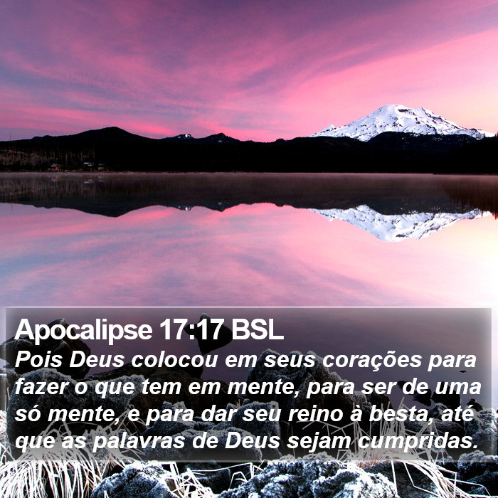Apocalipse 17:17 BSL Bible Study