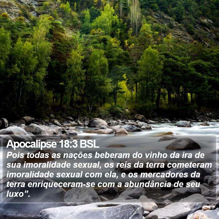 Apocalipse 18:3 BSL Bible Study