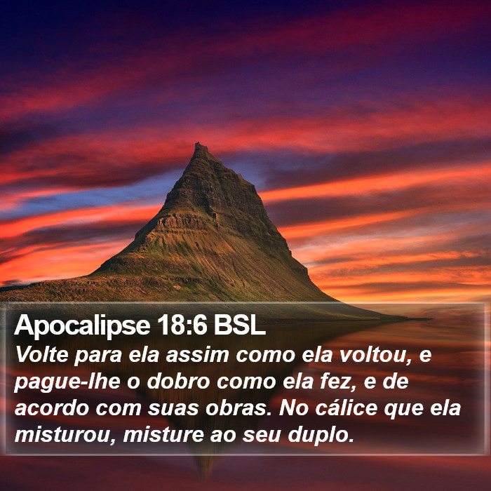 Apocalipse 18:6 BSL Bible Study