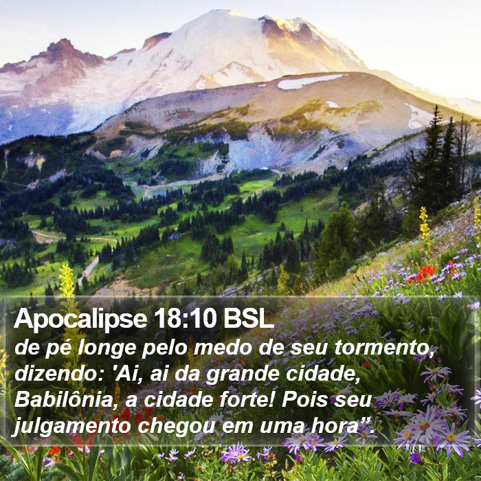 Apocalipse 18:10 BSL Bible Study