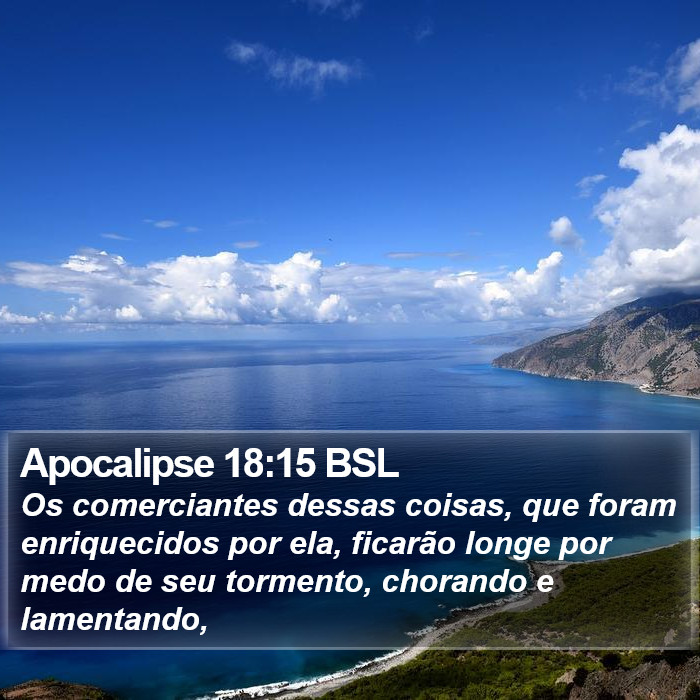 Apocalipse 18:15 BSL Bible Study