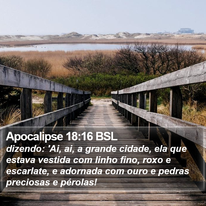 Apocalipse 18:16 BSL Bible Study