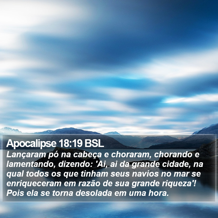 Apocalipse 18:19 BSL Bible Study