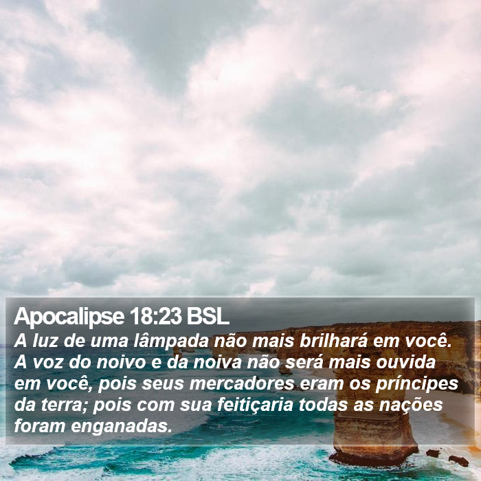 Apocalipse 18:23 BSL Bible Study