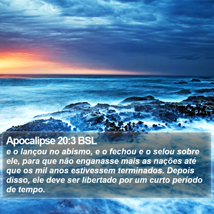 Apocalipse 20:3 BSL Bible Study