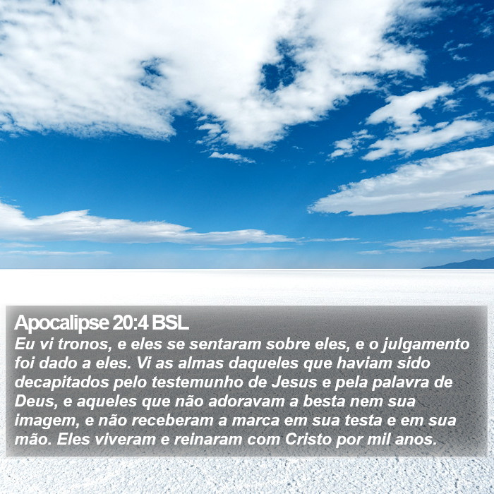 Apocalipse 20:4 BSL Bible Study