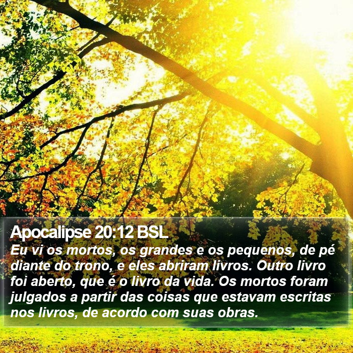 Apocalipse 20:12 BSL Bible Study