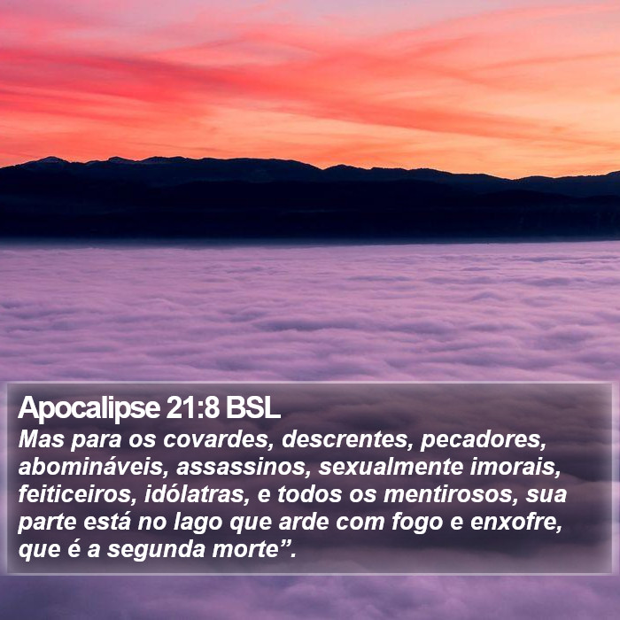 Apocalipse 21:8 BSL Bible Study