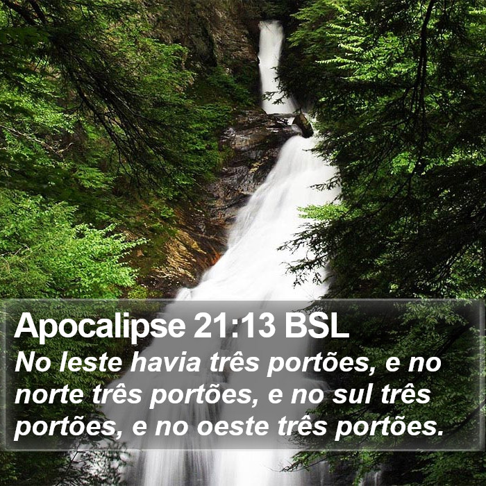 Apocalipse 21:13 BSL Bible Study